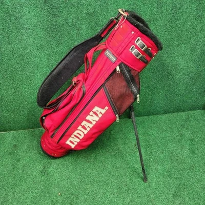 Bolsa de pie de golf Jones Indiana Hoosiers vintage con correa - ROJA Foto 1 de 4