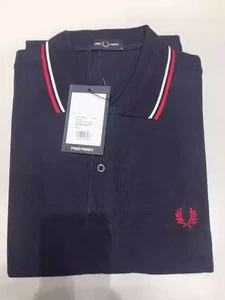 Nueva Camisa Perry Free Twin Para Hombre Reino Unido Polo M3600 Envío Punta Fred2 Manga Corta - Imagen 1 de 47