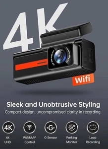 Dash Cam Front and Rear, Veement S80 4k+1080P Dual Dash Camera,1.47" Display - Picture 1 of 3