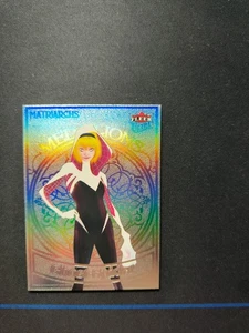 2024 Fleer Ultra Matriarchs of Marvel Ghost-Spider Medallions Platinum /100 A4 - Picture 1 of 2