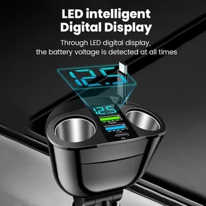 Chargeur Voiture 66W Super Rapide pour Plusieurs Appareils avec Angle Réglable - Photo 1 sur 12