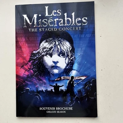LES MISERABLES Musical Theatre LARGE Programme  STAGED CONCERT M BALL A BOE  - Image 1 of 4