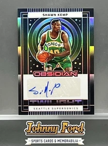 2024-25 Panini Obsidian Shawn Kemp Twillight automático #093/149 Supersonics #TS-SKS - Imagen 1 de 2