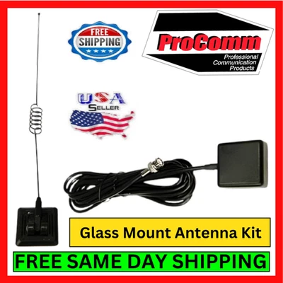 ProComm PC-SGM/BN Mobile Scanner Antenna BNC Mobile SS Whip Radio 30-1200 MHz - Image 1 of 4