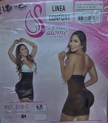 Pantalones Cortos Salome 218 Cintura Alta Compresión Prendas Moldeadoras Control Abdomen BBL Fajas Colom Foto 1 de 2