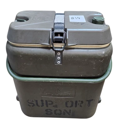 British Army Issue M2 Norwegian 18 Litre Food Drinks Container with Inners #14 - Image 1 of 4