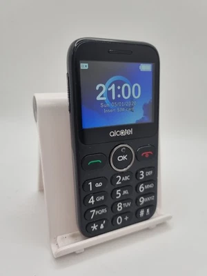 Alcatel 2019G Grey Unlocked 2G 16MB 2.4" Large Button Mobile Phone - Image 1 of 4