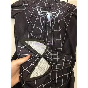 Costume tuta Black Venom Spide-Man body da uomo Halloween oggetti di scena cosplay - Foto 1 di 11