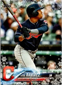 2018 Topps Holiday #HMW15 Jose Ramirez - Picture 1 of 2