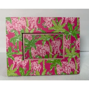 Lilly Pulitzer ‘Summer Party’ Taboo Pink Elephants Photo Frame - Picture 1 of 7
