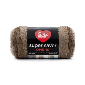 Red Heart Super Saver Ombre Yarn-Cocoa - Picture 1 of 1