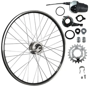 Laufrad 28 Zoll Hinterrad Hohlkammer Shimano Nexus 8 SG-C6001 Rücktritt schwarz - Bild 1 von 9