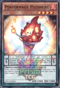 1st Ed Performage Plushfire DOCS-EN016 Yugioh - Picture 1 of 1
