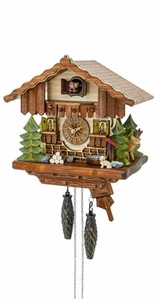 Reloj Cuco Cuarzo Casa Bosque Negro KA 2643 QK NUEVO - Imagen 1 de 1