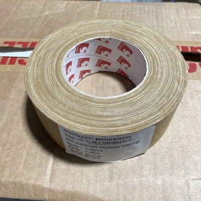 Scapa Sniper Tape Cloth Adhesive Fabric 50mm x 50M Beige Tan Ex MOD Military