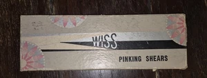 Vintage Wiss Pinking Shears Model C With Box (bin 3) - Picture 1 of 5
