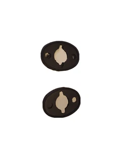 Base de manija de puerta Mercedes juego de manija redonda con 2 piezas de goma de manija de puerta - Imagen 1 de 1