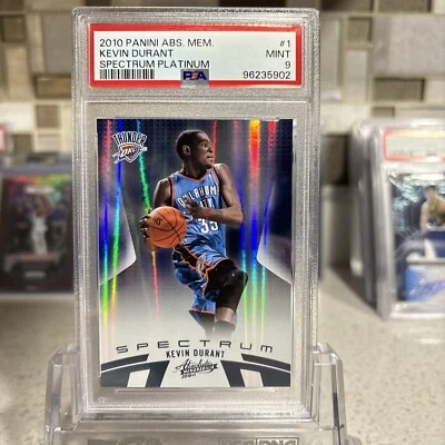 2010 Panini Absolute KEVIN DURANT Spectrum Platinum /25 PSA9🔥🔥 - Image 1 of 3