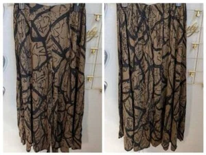 Pantaloni palazzo islandesi MATTHILDUR Pima modal gamba larga nuovi con etichette $360 SM - Foto 1 di 2