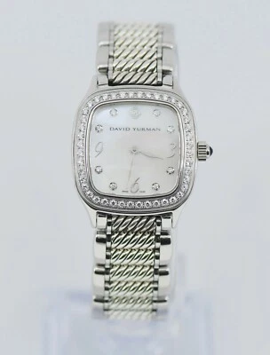 David Yurman Thoroughbred Diamond Stainless Steel Watch T304 - Image 1 of 3