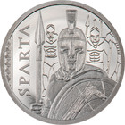 2023 Wyspy Cooka Sparta 0,5 grama .9999 Platynowa moneta proof - tylko 5000 wybitych