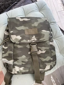 PINK Victoria’s Secret Camo Mini Backpack Bag Green Camouflage NWOT - Picture 1 of 4