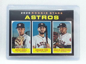 Abraham Toro + Bryan Abreu 2020 Topps Heritage - #102 RC - Houston Astros - Picture 1 of 2
