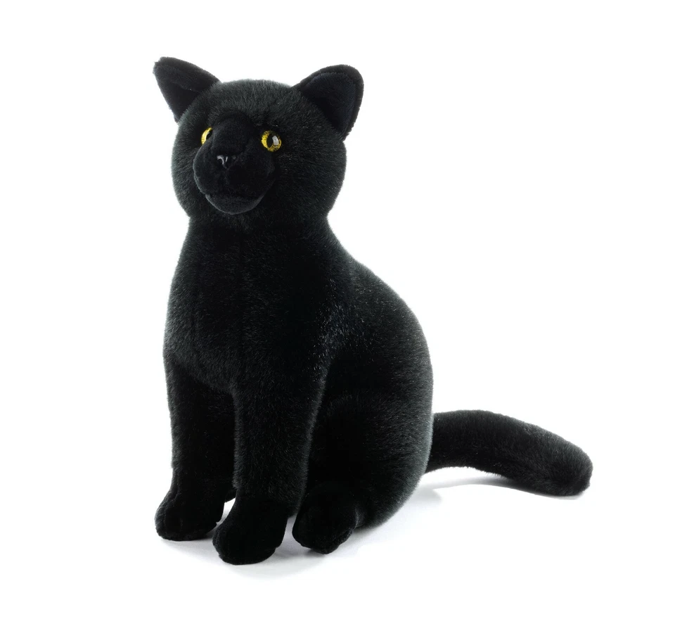 Plush & Company 15954 Peluche Gatto Nero H 30CM Black Cat Noir Chat