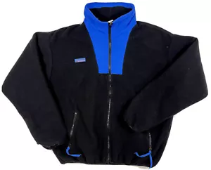 Columbia Fleece Jacket Full Zip Vintage 90s Men’s Size Large Made In USA B5 - Picture 1 of 12