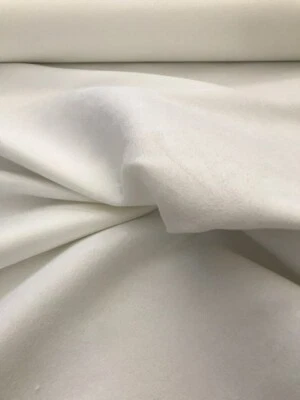 Tecido de camurça artificial branco - Peça de 2 jardas - Imagem 1 de 3