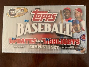 TOPPS 2005 MAJOR LEAGUE BASEBALL UPDATES & HIGHLIGHTS FACTORY SEAL SET 330 CARDS - Picture 1 of 2