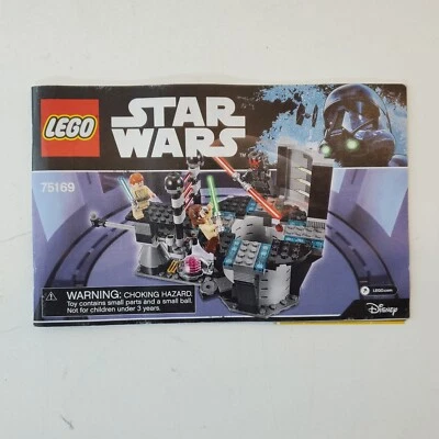 Lego Star Wars 75169 Duel On Naboo Replacement Instructions Guide Book Manual  - Image 1 of 2