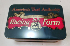 America's Turf Authority- Daily Racing Form -100th Anniversary Cards w/Tin