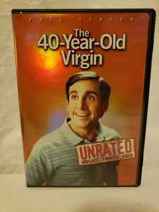 DVD The 40-Year-Old Virgin Full Screen Steve Carell Unrated - Picture 1 of 3