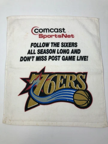 PHILADELPHIA SIXERS 76ERS VINTAGE 2000'S RALLY TOWEL SGA Cover