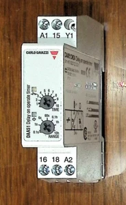 CARLO GAVAZZI DAA51CM24 DELAY ON Operate Timer TDR 250 VAC 24 VDC Time Delay - Picture 1 of 9