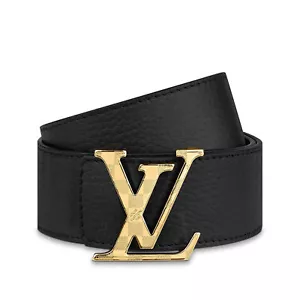 Louis Vuitton Men's Damier LV 40mm Reversible Belt in Black sz 90cm NWT - Picture 1 of 5