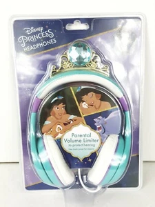 Disney Princess Jasmine Adjustable Headband Volume Limiter 3.5mm Jack Wired - Picture 1 of 3
