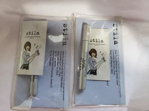 2X--Stila Major Major Lash Mascara Black IN PLASTIC POUCH - Picture 1 of 1