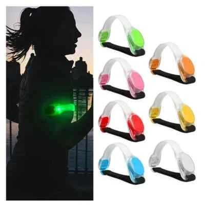 Led Armbands Cycling Running Night Lights Reflec for Runners Arm Safety High UK - Image 1 of 4