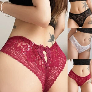 1/4er Pack Set Damen Sexy Französische Spitze Höschen Tangas Slips G String Dessous - Bild 1 von 17