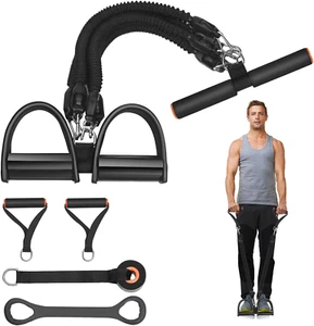 Pedal Resistance Band, Exercise Bands with Handles, Elastic Sit up Pull Rope, Wo - Picture 1 of 12