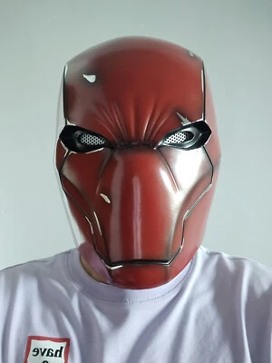 Arkham Knight Red Hood battle damage Helmet Jason Todd Cosplay  Halloween Props - Image 1 of 4