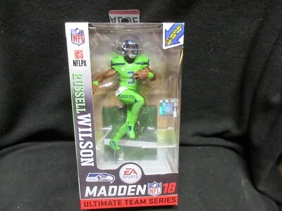 McFarlane Madden18 NFL Ultimate Team Series Russell Wilson Seahawks Color Rush Foto 1 de 2
