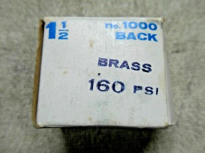 Ashcroft No. 1000 1/4" NPT Back Connection 0-160 PSI 1.5" Brass Pressure Gauge - Image 1 of 4
