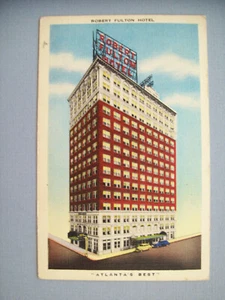POSTAL ROBERT FULTON HOTEL, ATLANTA, GEORGIA - Imagen 1 de 2