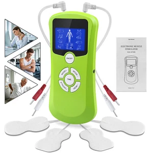 Electric Stimulation Pulse Muscle Massager Tens Unit Machine Therapy Pain Relief - Picture 1 of 9