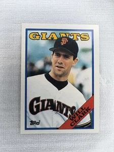 1988 Topps #350 Will Clark San Francisco Giants - Picture 1 of 2