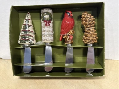 St. Nicholas Square "Snow Valley" Set Of 4 Spreaders Holiday Party Theme - Image 1 of 4