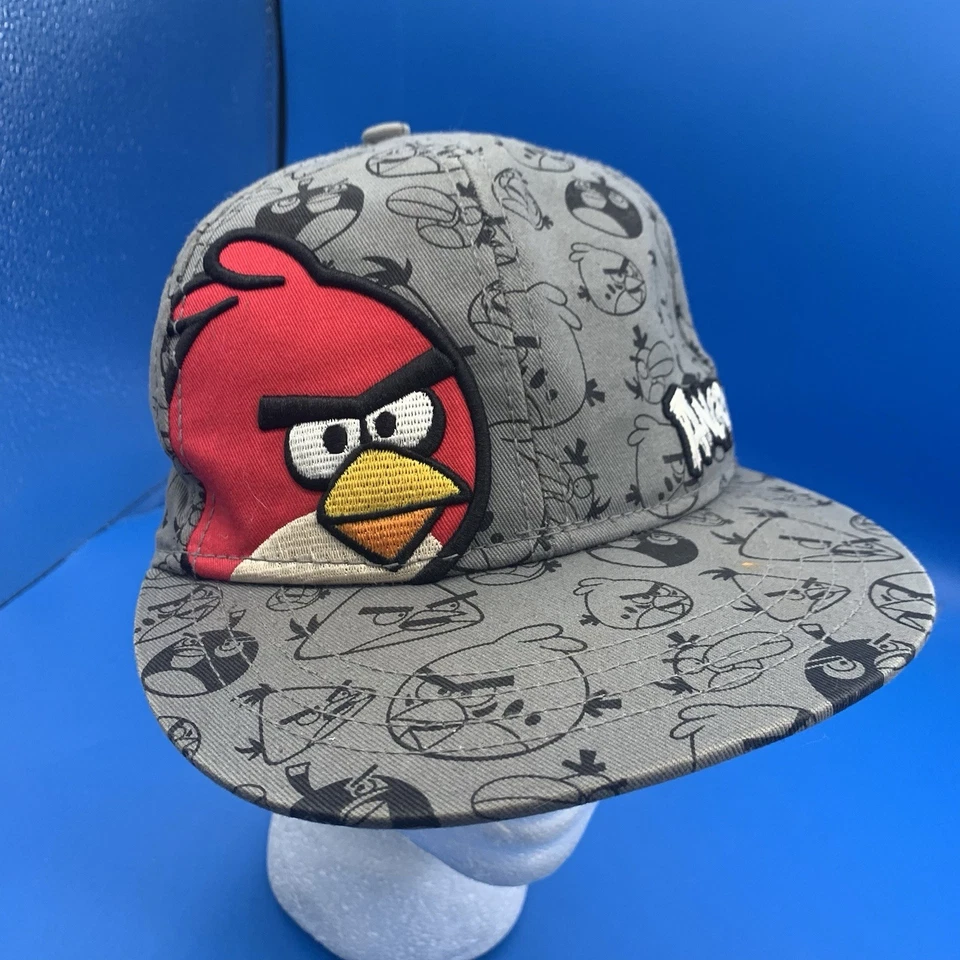 Angry Birds Snapback Logo Spell out Baseball Cap. - Image 1 of 4